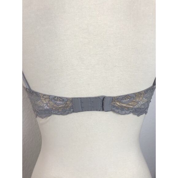 Victoria's Secret Lingerie Bra Floral Lace Underwire Semi Sheer - Picture 8 of 9